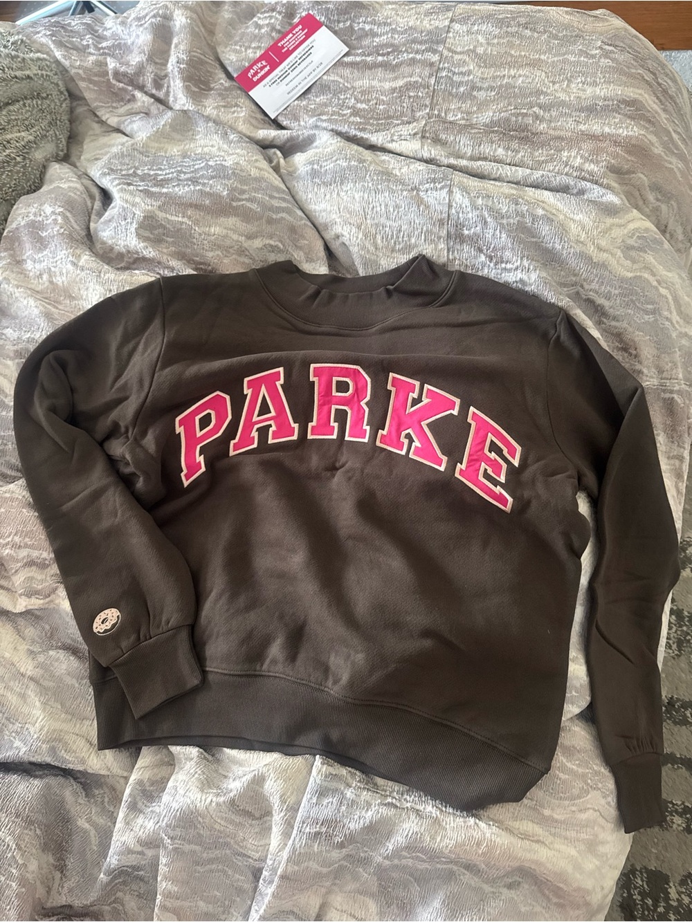 PARKE x Dunkin Donuts sold out crewneck sweatshirt S/M
